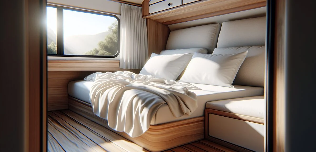 キャンピングカーのベッド徹底解説｜サイズ・マット・快眠のコツ