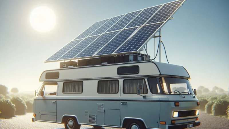 キャンピングカーにソーラーパネルを設置｜選び方と設置費用を解説